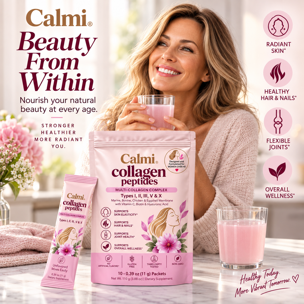 Calmi Collagen Peptides – Multi-Collagen Complex